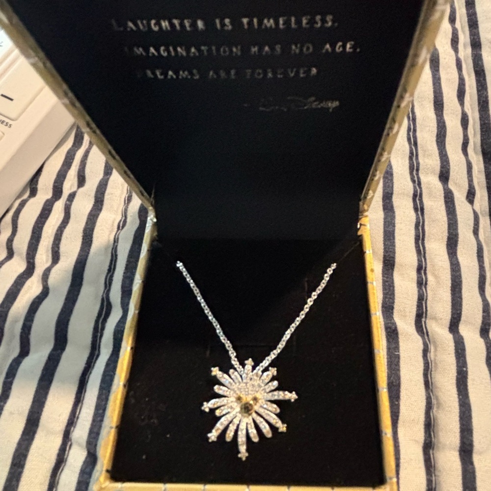 Rebecca Hook Disney Firework Necklace New in Box